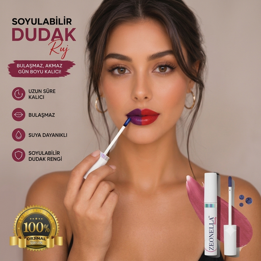 Zeonella Lip Stain - Soyulabilir Ruj